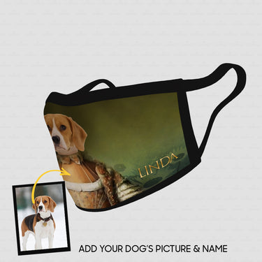 Personalized Dog Gift Idea - Royal Dog's Portrait 42 For Dog Lovers - Cloth Mask